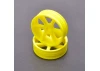 JC 6 Spoke 2.2 2WD Front Yellow Wheel Cougar 2K (2)