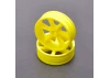 JC 6 Spoke 2.2 2WD Front Yellow Wheel Cougar 2K (2)
