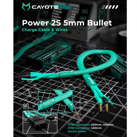 CAYOTE 2S Balance Charge Cable XT90/5mm 620mm