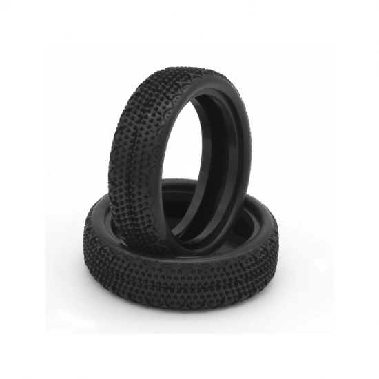 Hot Race 1:10 Tyres 2WD Soft/ Medium Front - (2)