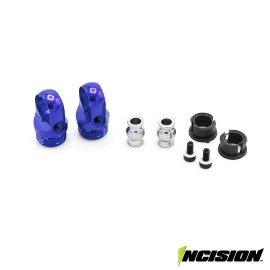 Vanquish S8E Machined Aluminium Shock Cap Blue