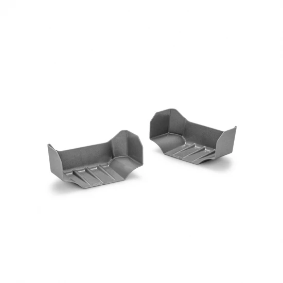 J Concepts 1:8 Truggy Molded Front Wing Grey - 2pc