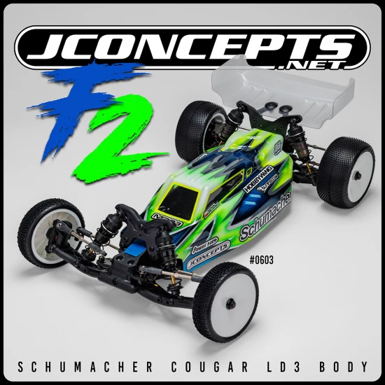 J Concepts F2 Cougar LD3 Body / Carpet Turf Dirt Wing