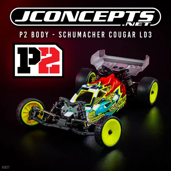 J Concepts P2 Schumacher Cougar LD3 Bodyshell