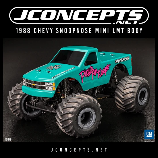 J Concepts 1988 Chevy Snoopnose Body (Fits - Mini LMT)