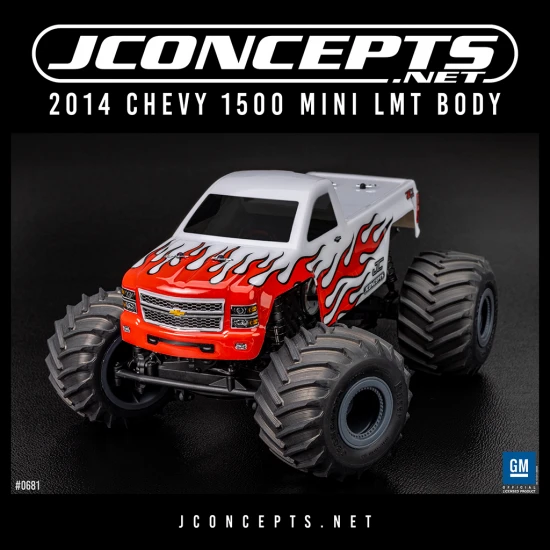 J Concepts 2014 Chevy 1500 Body (Fits - Mini LMT)