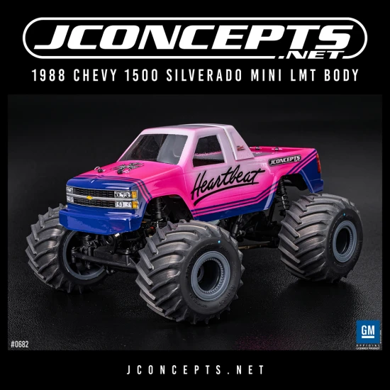 J Concepts 1988 Chevy 1500 Silverado Body (Fits - Mini LMT)