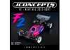 J Concepts F2 - XRAY XB2 2025 Body w/carpet/turf/dirt Wing LW