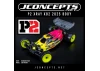 J Concepts P2 - XRAY XB2 2025 Body w/carpet/turf/dirt Wing