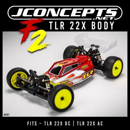J Concepts F2 - TLR 22X Body w/ Carpet / Turf / Dirt Wing