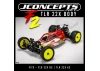 J Concepts F2 - TLR 22X Body w/ Carpet / Turf / Dirt Wing