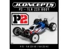J Concepts P2 - TLR 22X Body w/ Carpet / Turf / Dirt Wing LW
