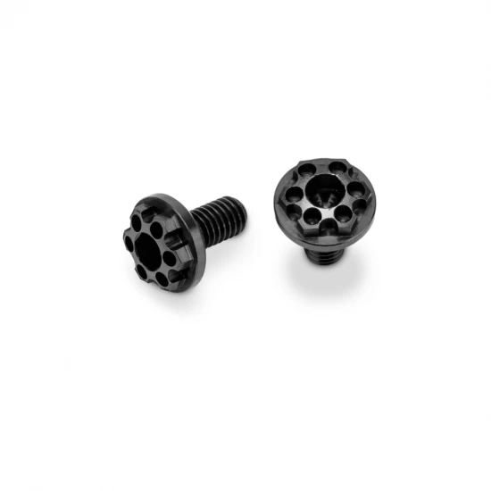 J Concepts Titanium Finnisher 3x6mm Motor Screws Black - 2pc