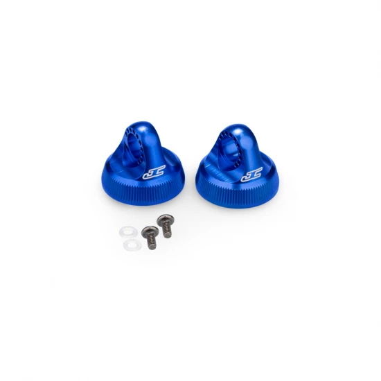 J Concepts JConcepts - Fin 13mm Shock Cap - Blue