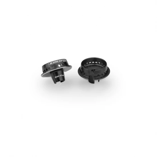J Concepts JConcepts - Fin 13mm Spring Cup 5mm Offset - Black