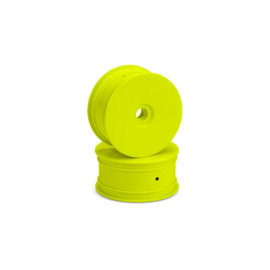 J Concepts Mono - RC10T Narrow Front Wheel (Yellow) - 2pc