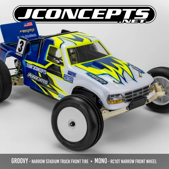 J Concepts Groovy - Blue Narrow Stad Truck Tire Fits JC3300