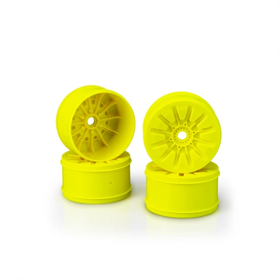 J Concepts Pioneer - 1:8 Truck Wheel, 4.0 - Yellow - 4pc