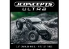 J Concepts Ultra - 2.0 12 Spoke Crawler Wheel Black - 4pc
