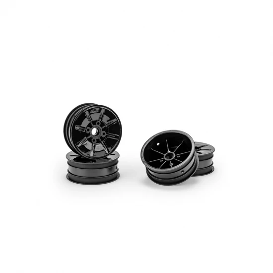 J Concepts Pioneer - RC10 2.2 Front Wheel Black - 4pc