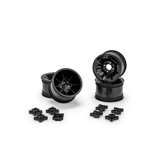 J Concepts Pioneer - RC10 2.2 Rear Wheel Black - 4pc