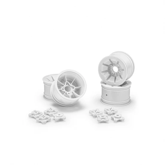 J Concepts Pioneer - RC10 2.2 Rear Wheel White - 4pc
