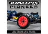J Concepts Pioneer - 2.2 2WD Front Wheel (black) - 4pc