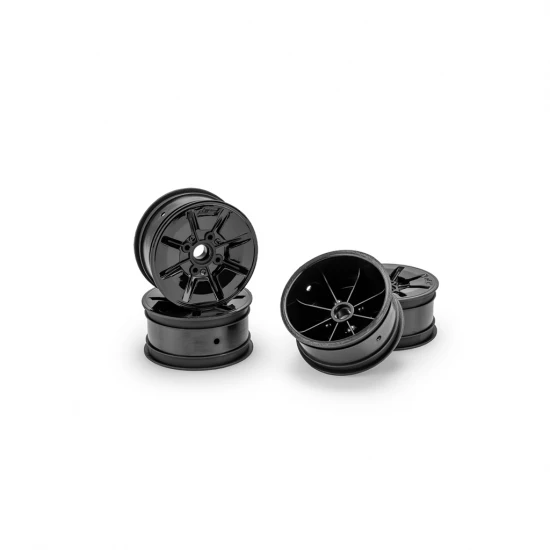J Concepts Pioneer - RC10T 2.2 Narrow Front Wheel Black 4pc