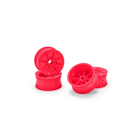 J Concepts Pioneer - RC10T 2.2 Narrow Front Wheel Pink 4pc