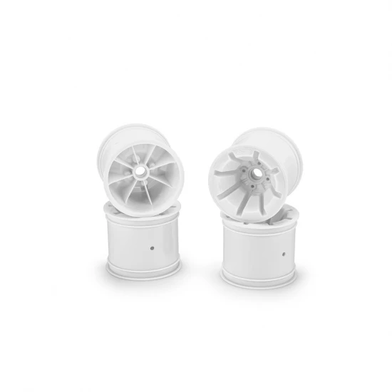 J Concepts Pioneer - RC10T 2.2 Wide Front Wheel White 4pc