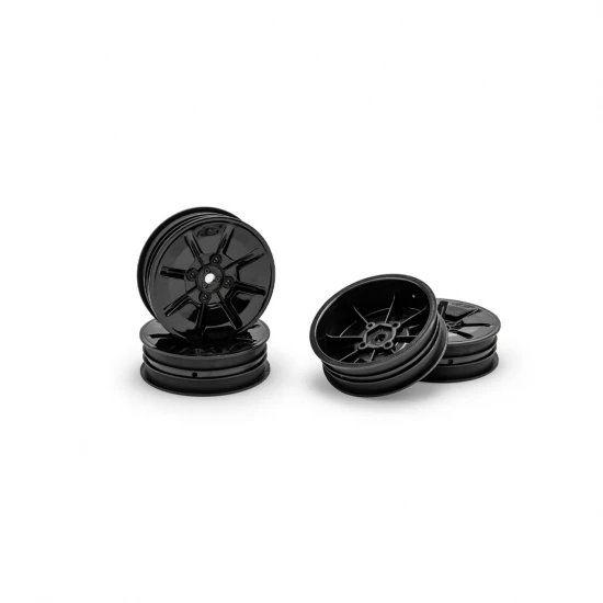 J Concepts Pioneer - 2.2 2WD Buggy Slim Front Wheel Black 4pc