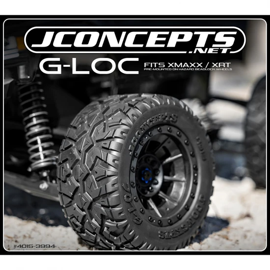 J Concepts G-Locs - X-MAXX XRT Tire Platinum on 3425B Wheels