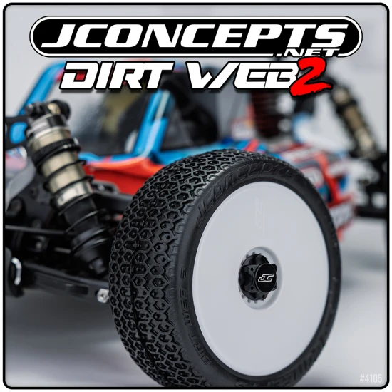 J Concepts Dirt Web 2 - Green (Fits 83mm 1:8 Buggy Wheel)