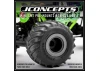 J Concepts Renegades - Blue (pre-mounted on #3455G)