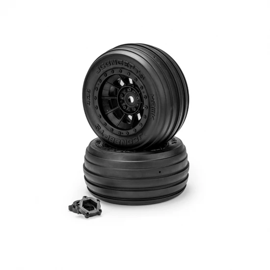 J Concepts Hawk - Platinum Sand Front Tire on JC3425B Wheels