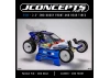 J Concepts Paddle Pin - Green (Fits - 2.2 2WD Rear Wheel)