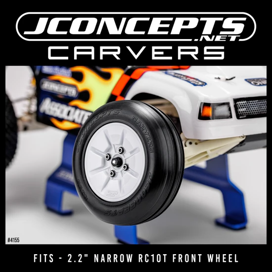 J Concepts Carvers - Green (Fits - 2.2 Narrow RC10T Front)