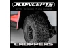 J Concepts Choppers - Yellow pre-mounted on #3471