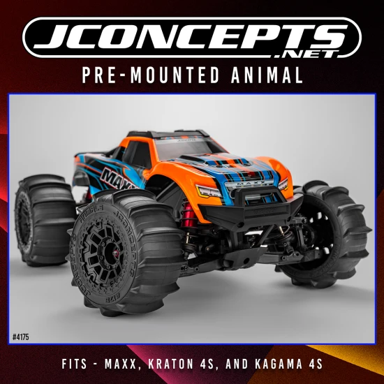 J Concepts Animal - Platinum pre-mounted on #3477 2pc