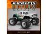 J Concepts Outlaw Monster Truck Tire Gold (Fits - #3377)