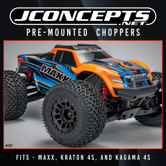 J Concepts Choppers - Platinum pre-mounted on #3477 2pc
