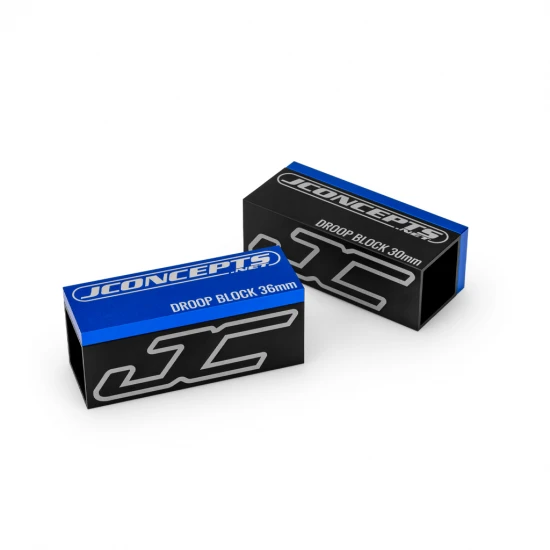J Concepts Droop Block 30 x 36mm, 2pc - Black | Blue