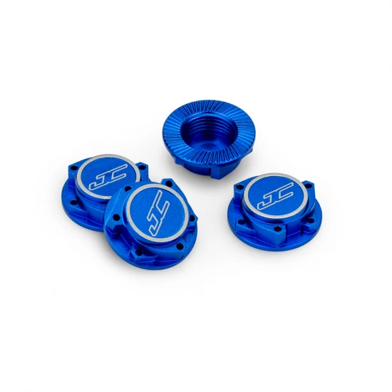 J Concepts 17mm Punisher Clutch Wheel Nut, 4pc - Blue