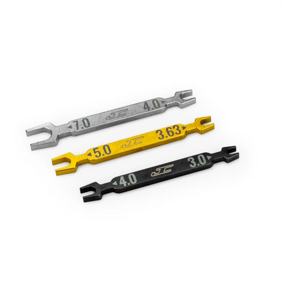 J Concepts Combo Open Wrench Set - 3pc (3,4,3.63,5,4,7mm)