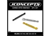 J Concepts Combo Open Wrench Set - 3pc (3,4,3.63,5,4,7mm)