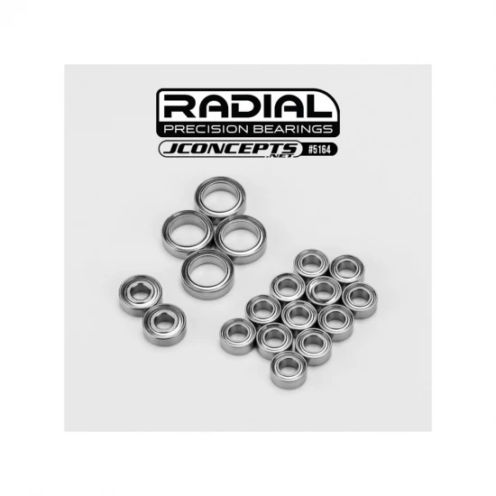 J Concepts RC10B7 Radial Ceramic Primary Bearing Set - 18pc