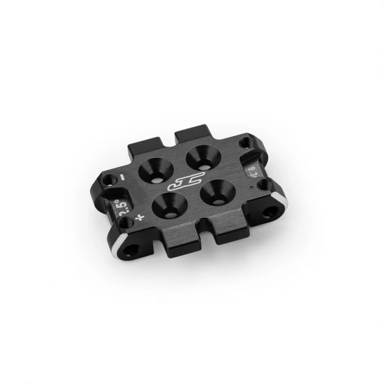 J Concepts RC10B7 Front Bulkhead 2.5 Deg (9.3g) Alloy - Black