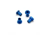 J Concepts RC10B7 Aluminium Caster Hat Bushings, 4pc - Blue