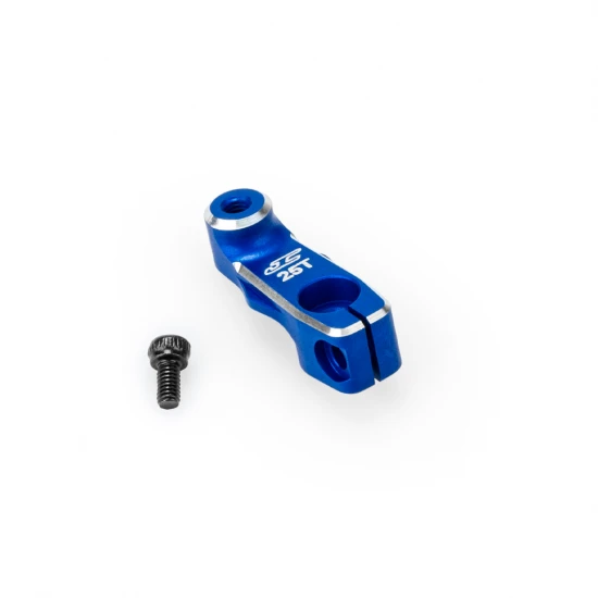 J Concepts 25T RC10B7 15.5mm Alloy Clamping Servo Horn - Blue