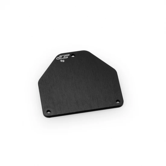 J Concepts RC10B7 Aluminium Servo Weight Plate (6g) - Black